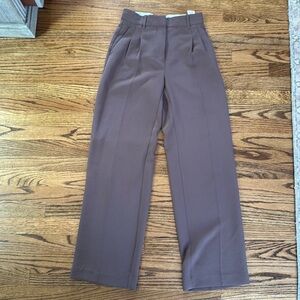 Wilfred (Aritzia) brown trousers, size 0